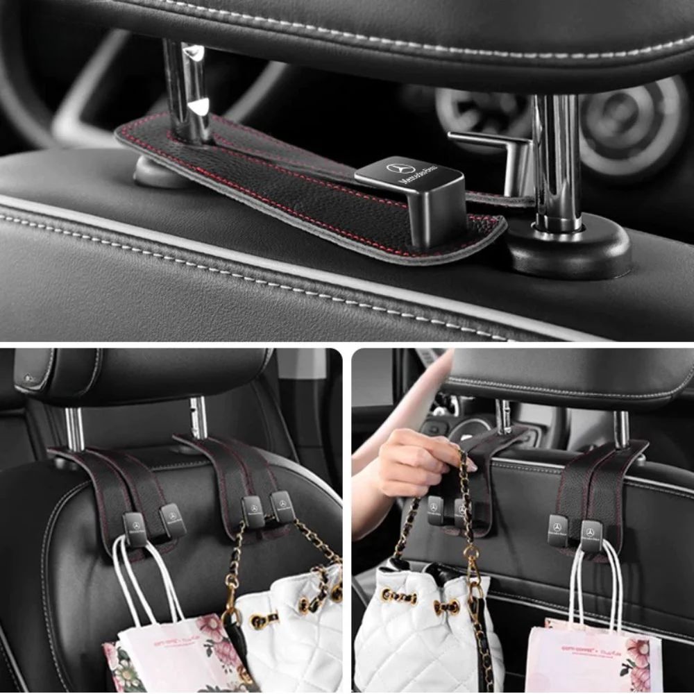 Gancho doble para el coche - El organizador de coche definitivo