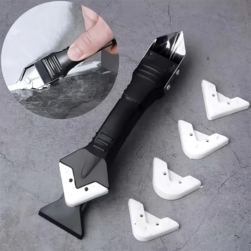 6-Piece Multifunctional Caulk and Scraper Tool Set