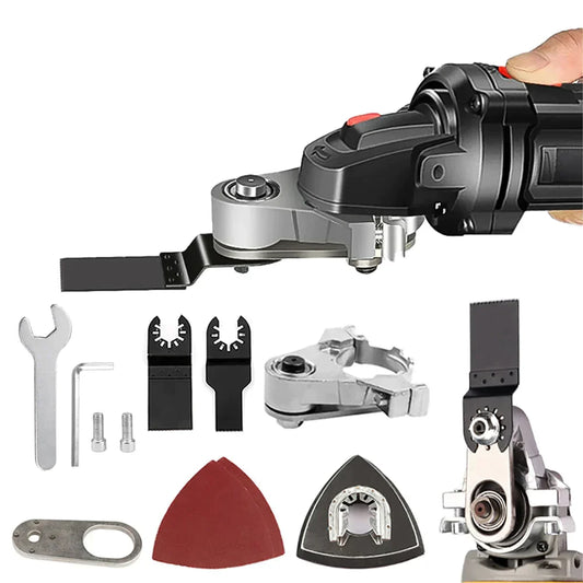 Attachement universel pour meuleuse d'angle - convertisseur de coupe, de polissage et de ponçage tout-en-un