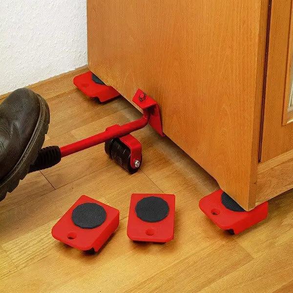 Kit de levage et de déplacement de meubles 4 pièces - soulève jusqu'à 150 kg sans effort