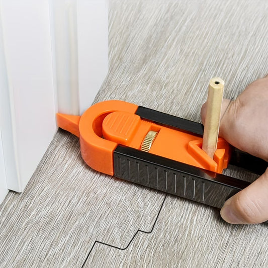 Sada měřících nástrojů a obrysových měřidel pro obrábění dřeva