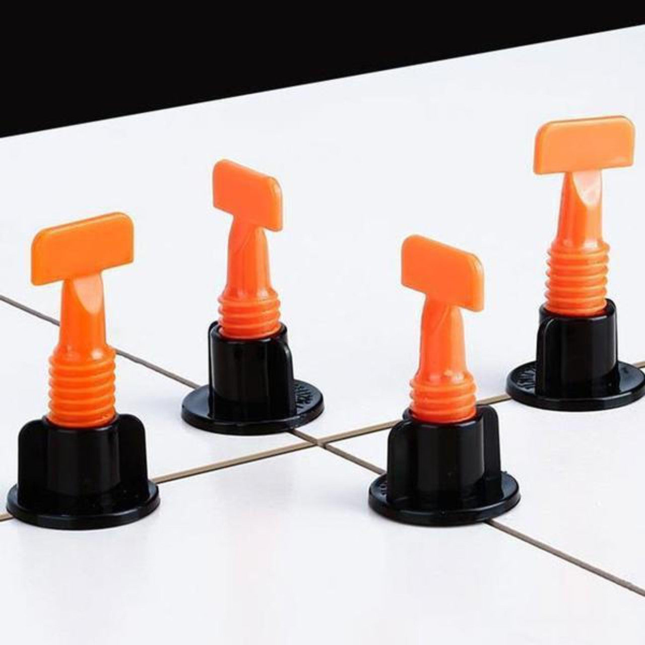 Kit di livellamento per piastrelle riutilizzabile - Allineamento perfetto delle piastrelle (50 pezzi)